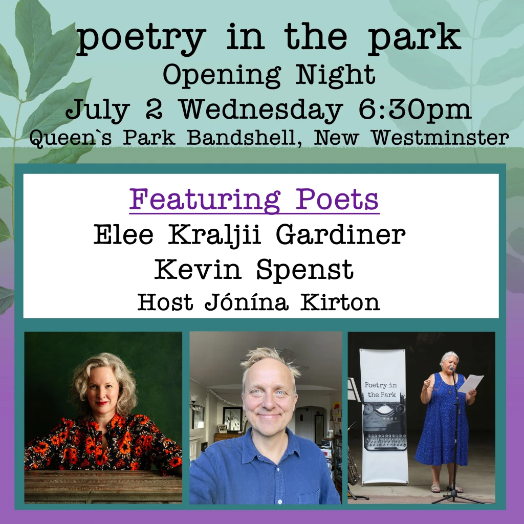 Poetry in the Park, July 2, 2025