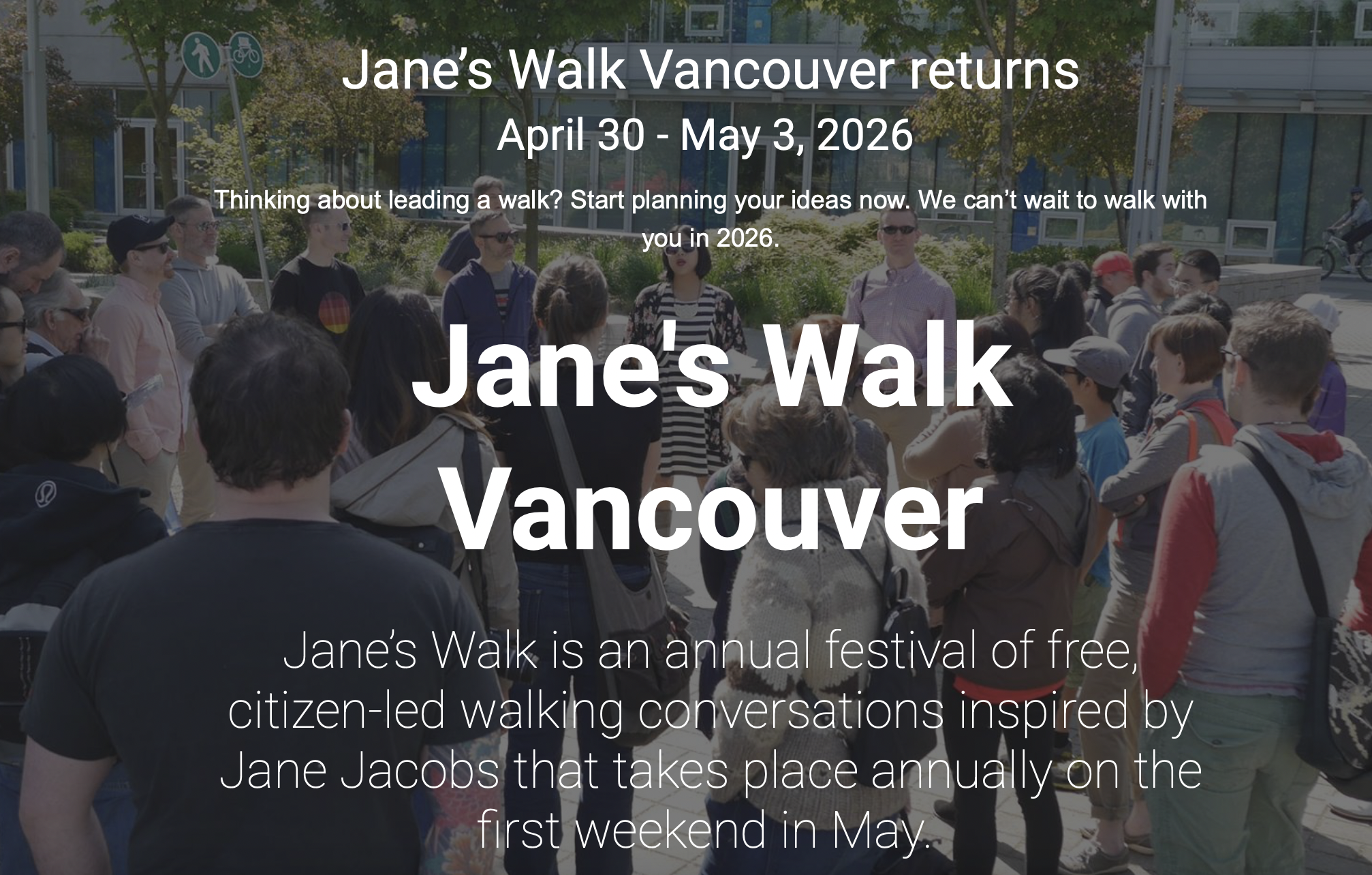 Poetry, Art and All the Brightness in-between: Jane’s Walk in Mount Pleasant, May 2, 2026